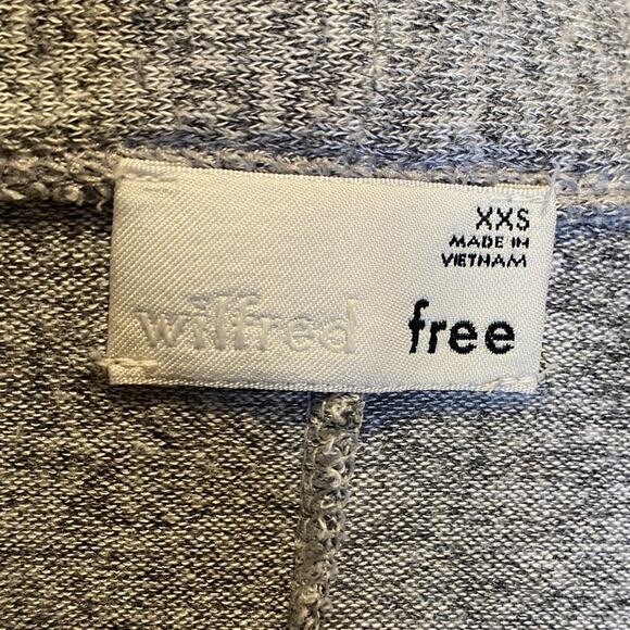 WILFRED FREE Aritzia Zlata Light Gray Long Cardigan Pockets‎ Size XXS - Picture 7 of 10